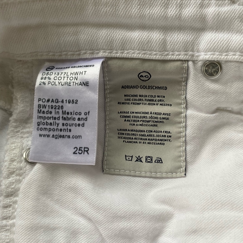 Adriano Goldschmid White The Stevie Ankle Jean - Picture 8 of 13